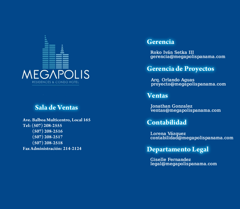Megapolis Contactos